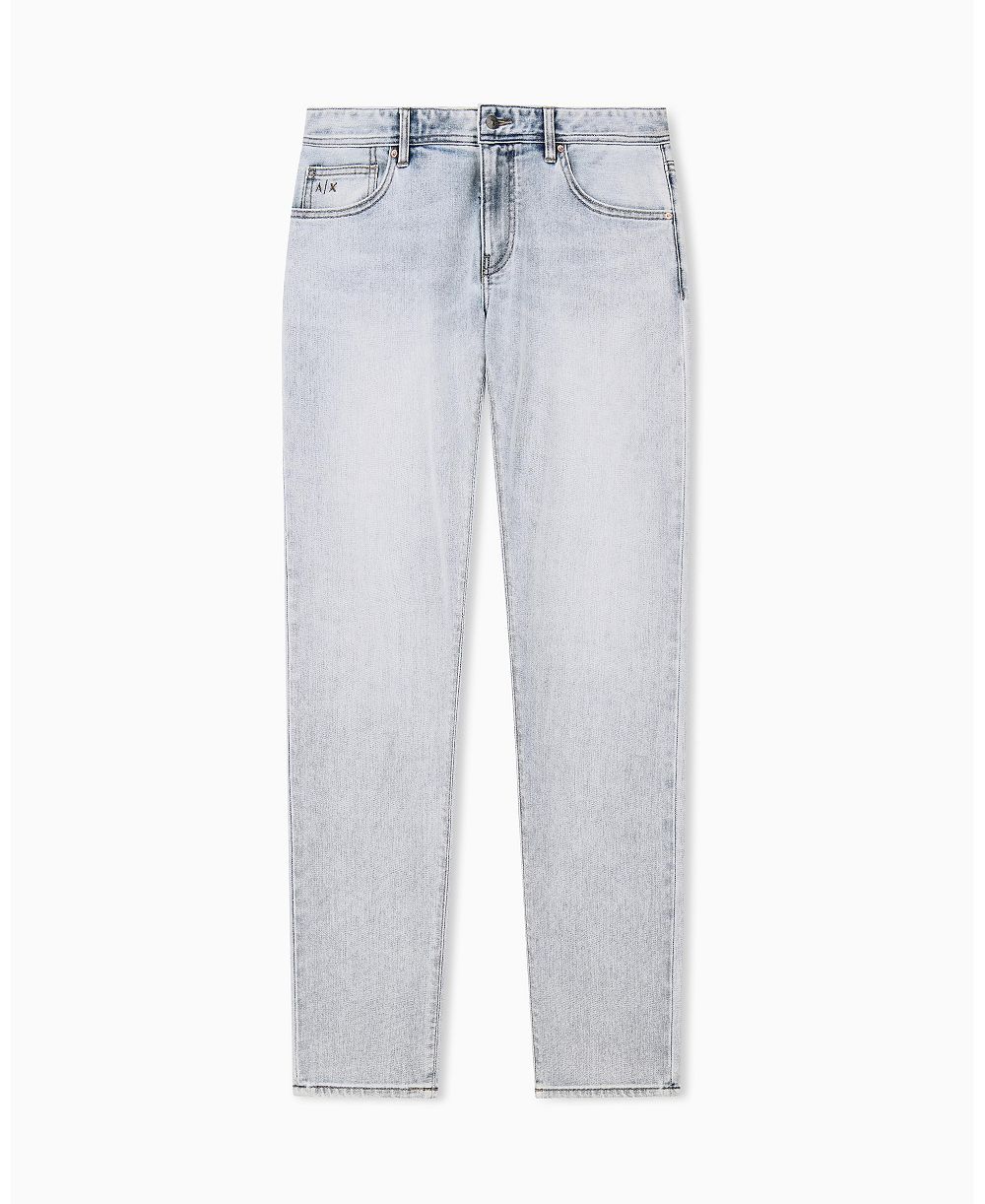A|X Armani Exchange Men's J66 Skinny Comfort Poly Denim Jeans