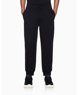 Мужские джоггеры A|X Armani Exchange Bonded Cotton Flocked All Over Logo