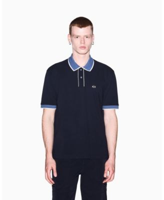 Мужская рубашка-поло A|X Armani Exchange Color Block