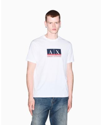 A|X Armani Exchange Мужская футболка Slim Fit с логотипом Metallic Box Logo