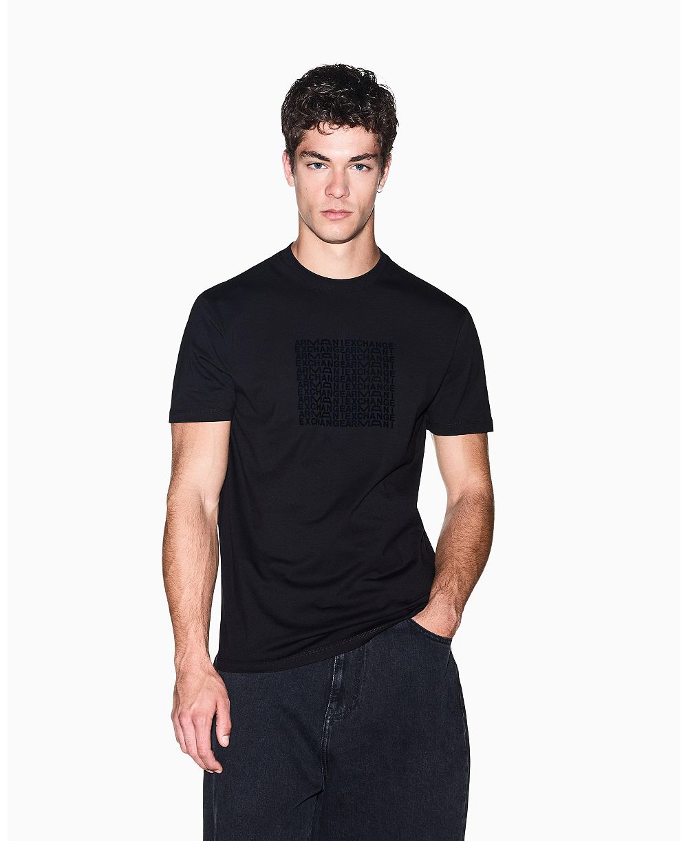 A|X Armani Exchange Men's Box Logo T-Shirt