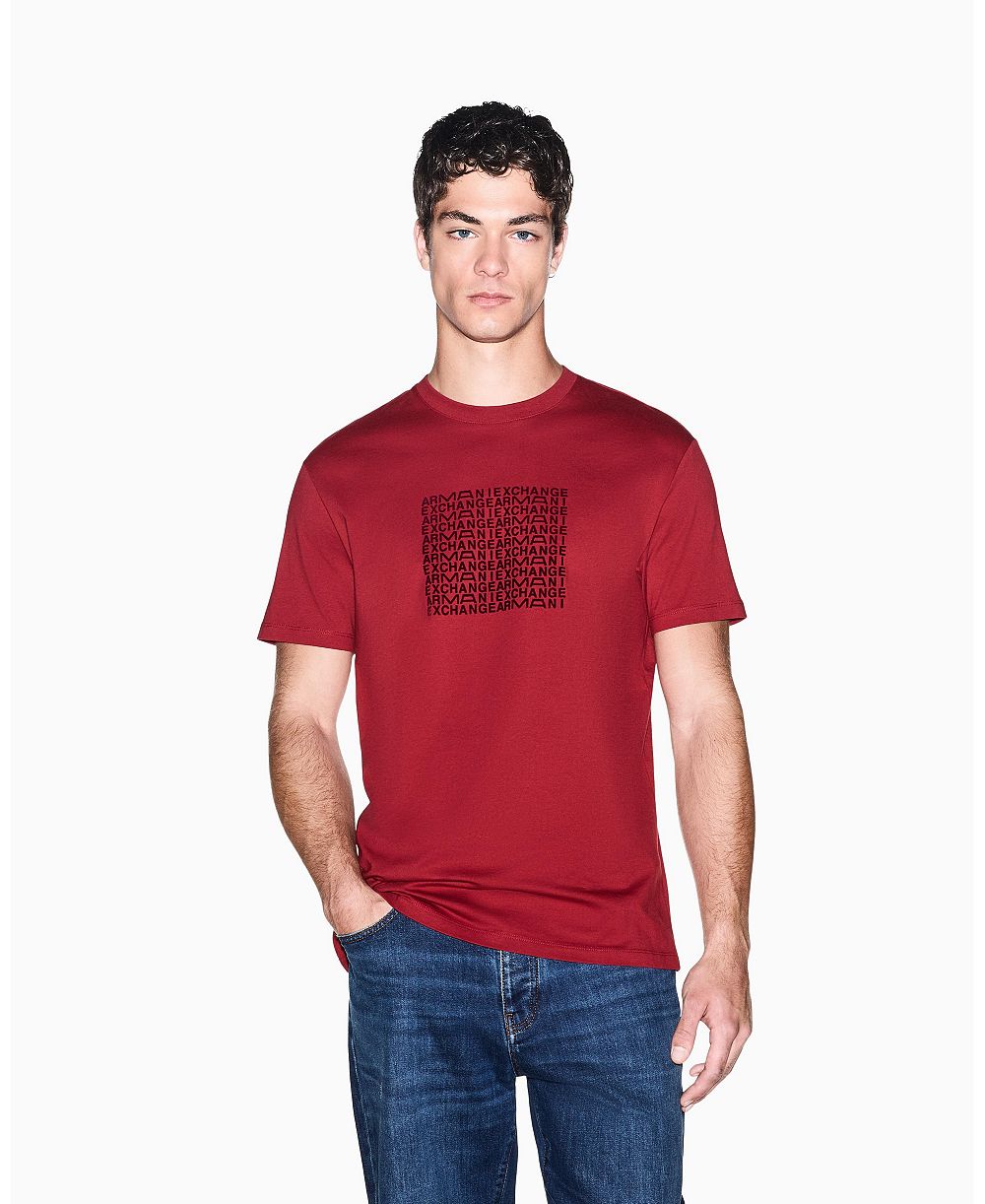 A|X Armani Exchange Мужская футболка с логотипом Box Logo