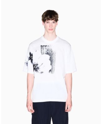 A|X Armani Exchange Мужская футболка с принтом цветка