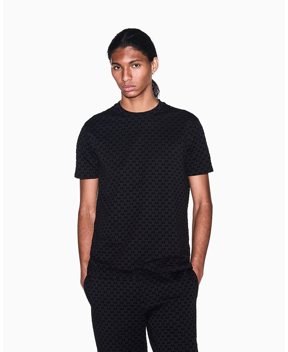 Мужская футболка A|X Armani Exchange с принтом логотипом