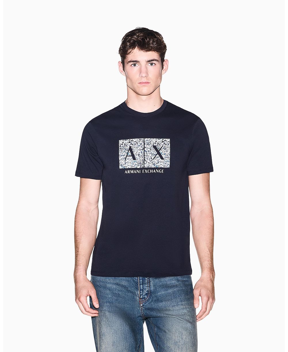 Мужская футболка A|X Armani Exchange Slim Fit с логотипом