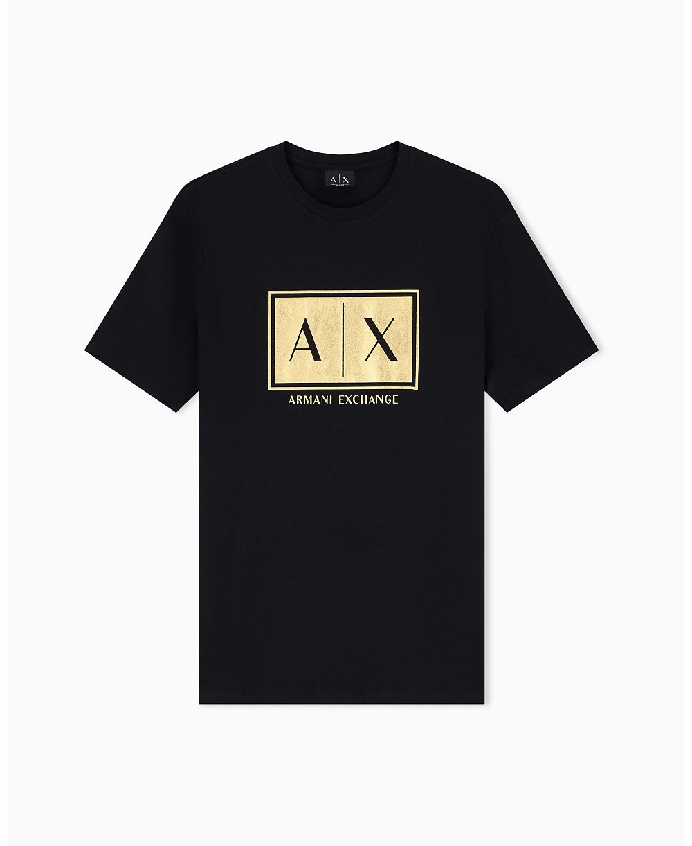 A|X Armani Exchange Men's Box Logo T-Shirt