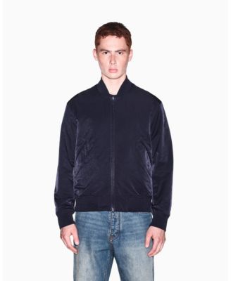 A|X Armani Exchange Men's Crossover Reversible Bomber with Graphic Jacket