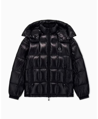 Мужская куртка A|X Armani Exchange с капюшоном, металлический блеск нейлона