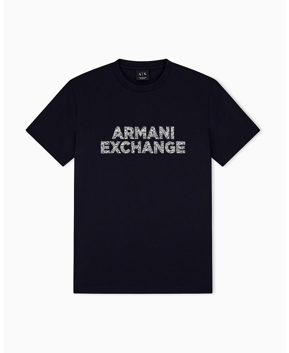 A|X Armani Exchange Мужская футболка с логотипом, Regular Fit