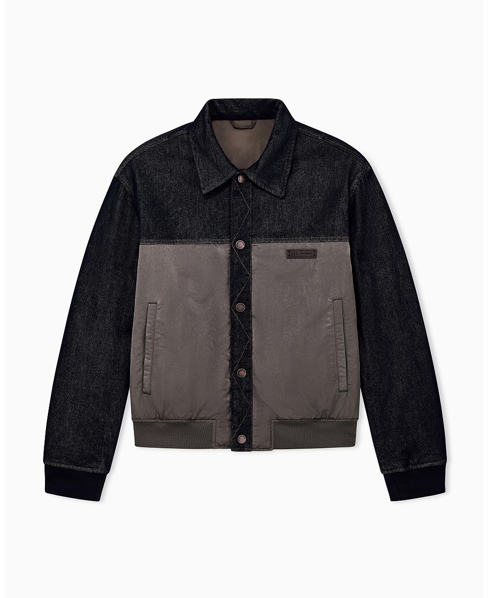 Мужская джинсовая куртка A|X Armani Exchange Mixed Media