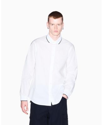 A|X Armani Exchange Men's Tipping Poplin Shirt