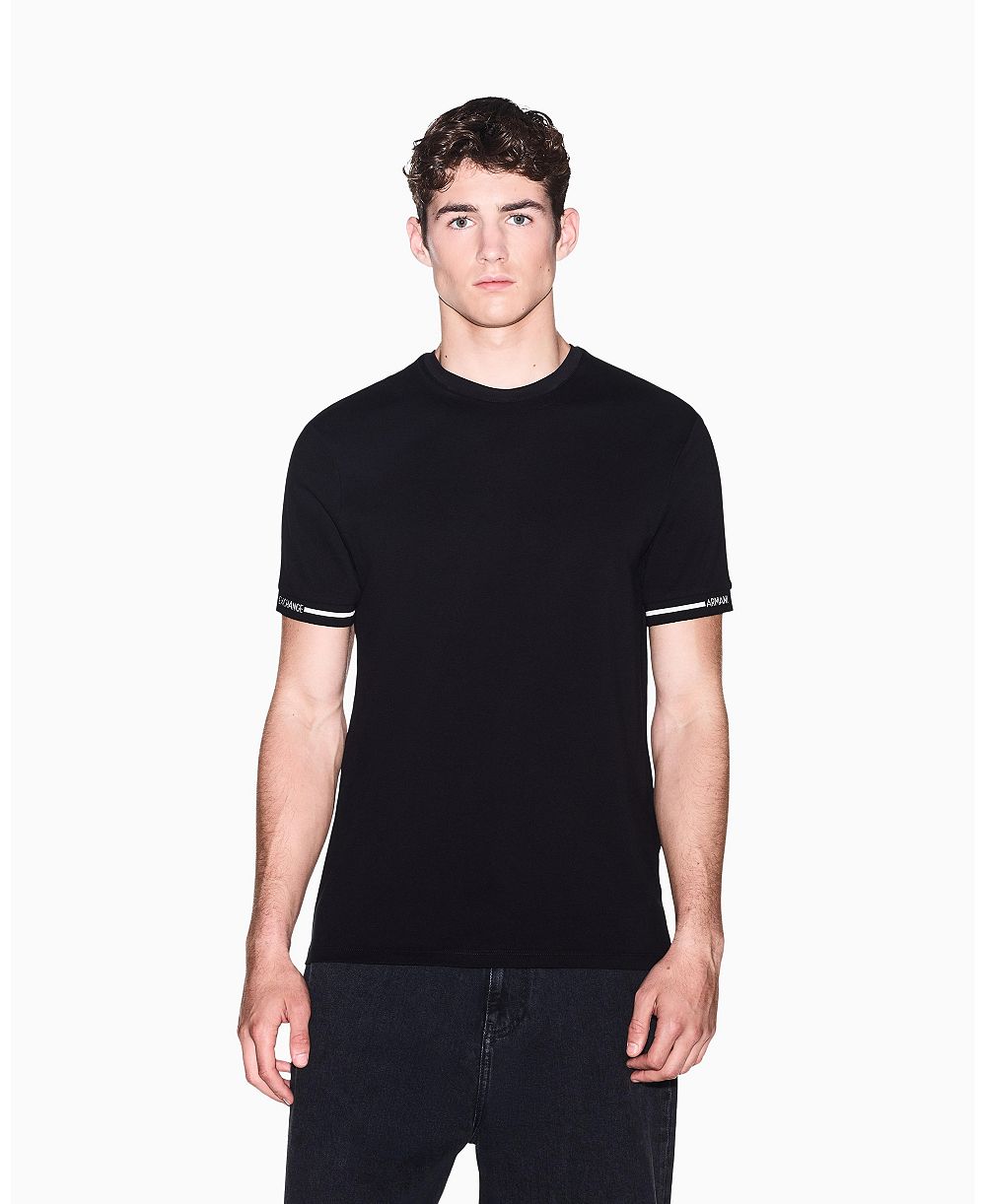 Мужская футболка A|X Armani Exchange Slim Fit Pique с коротким рукавом