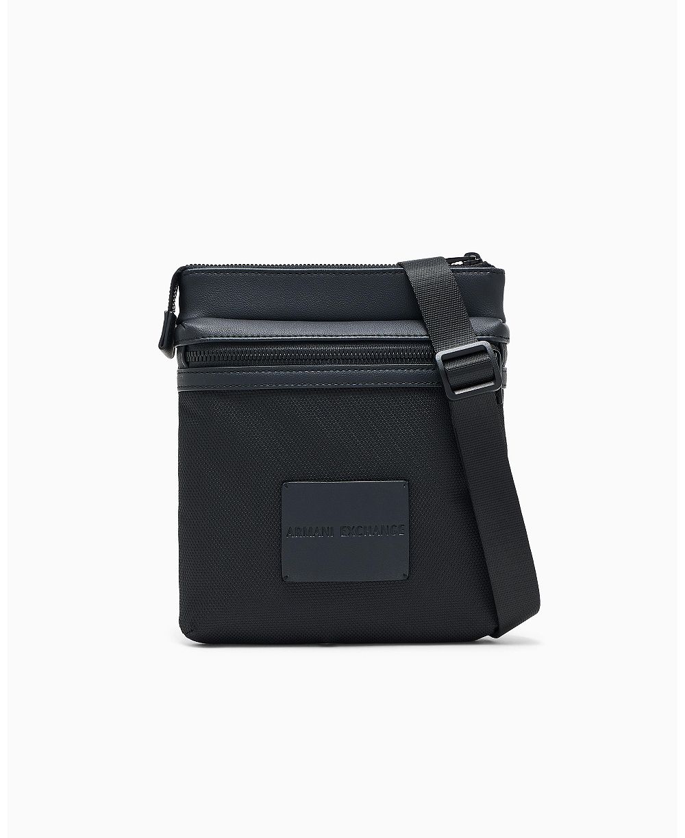 A|X Armani Exchange Men's James Flat Crossbody