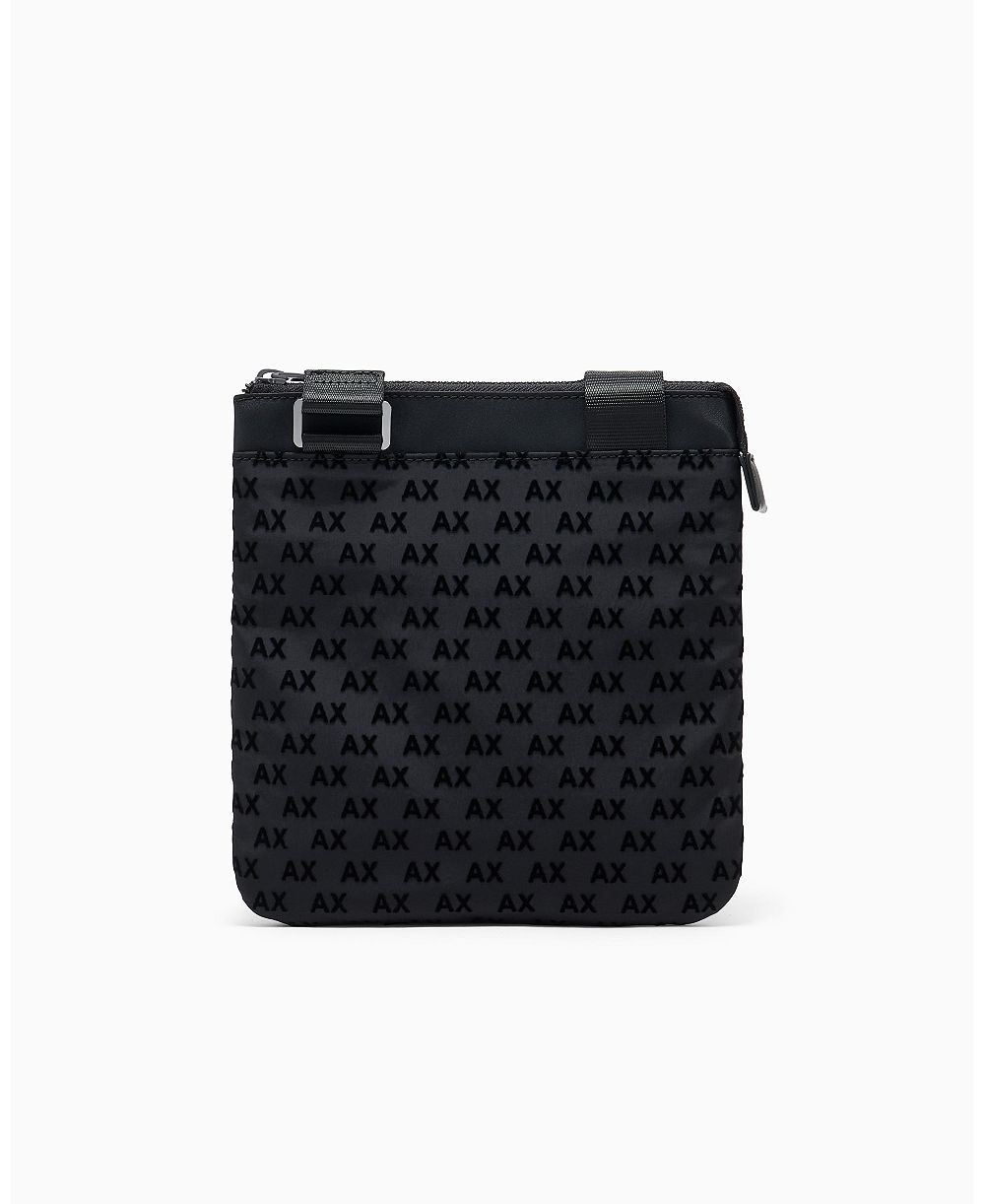 Мужская сумка через плечо A|X Armani Exchange Flocked Flat