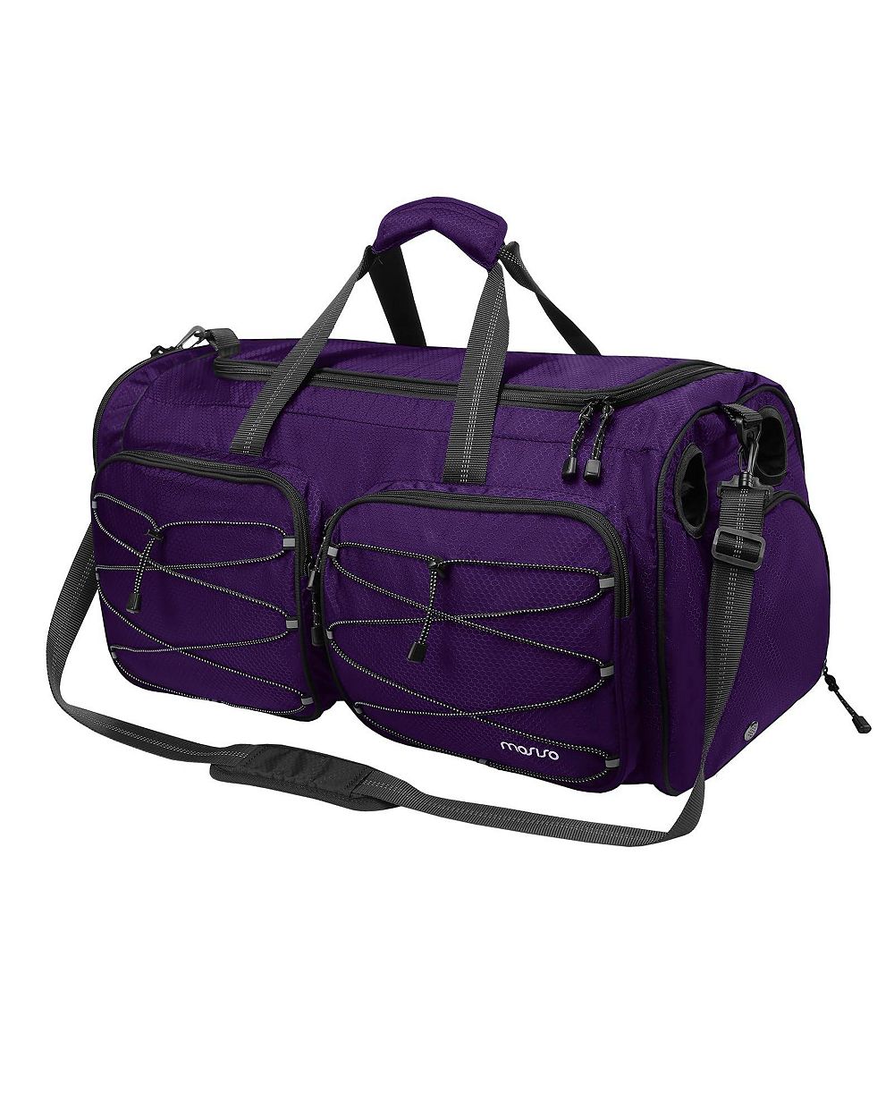 Hikeen Unisex Large Capacity Baseball Duffle Bag with Shoe Compartment