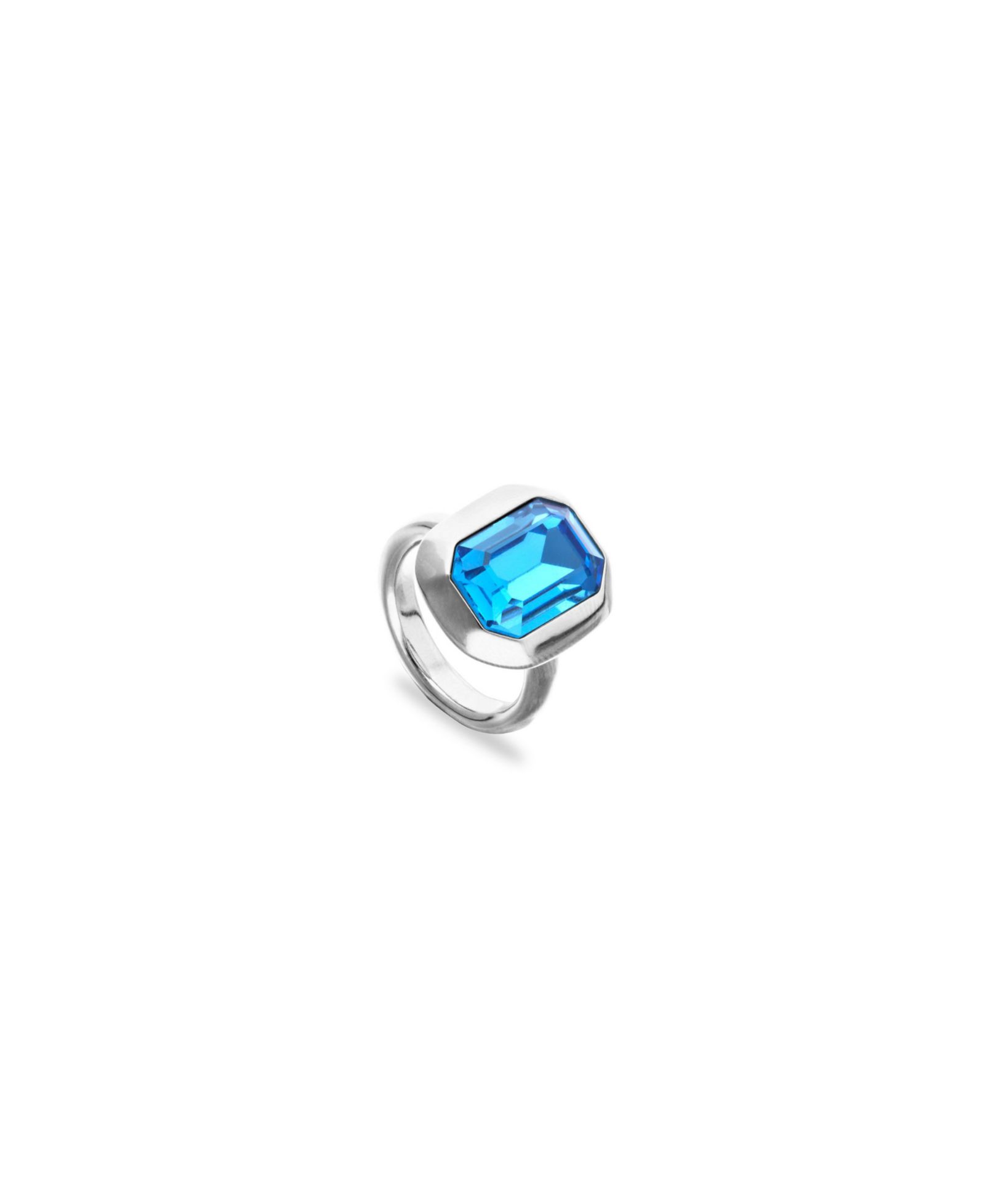 Кольцо UNOde50 Blue Faceted Crystal