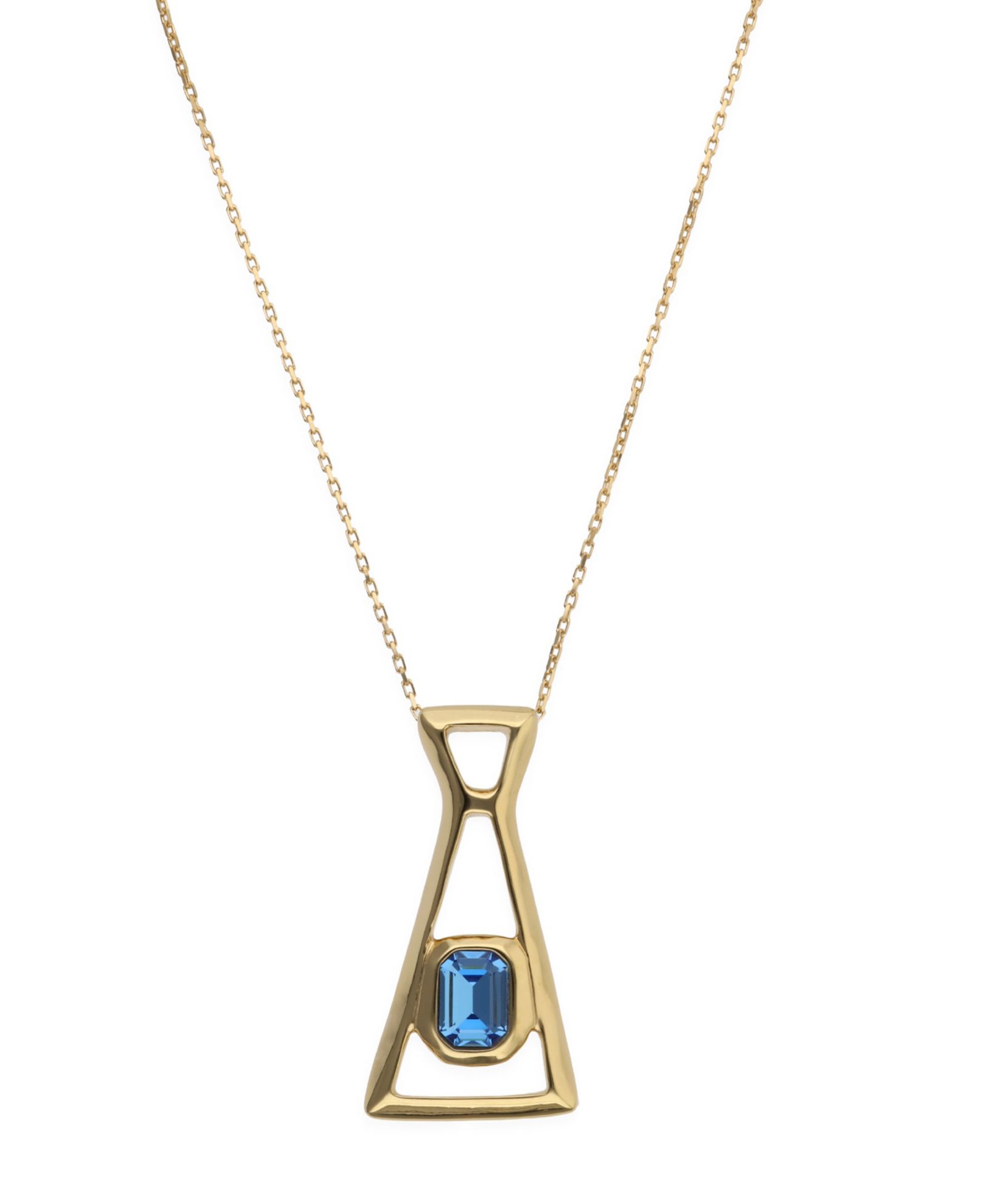 Ожерелье UNOde50 Blue Faceted Crystal