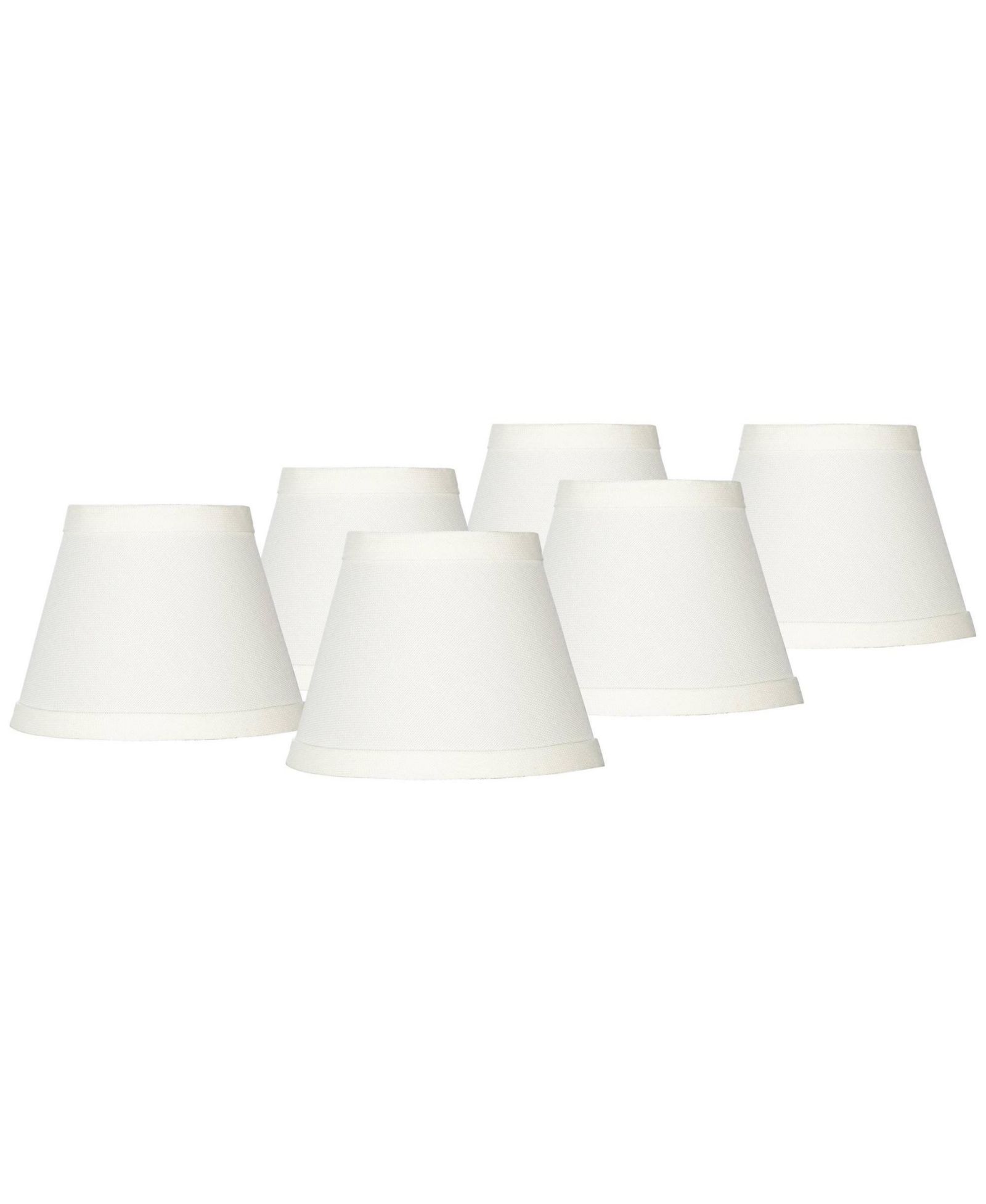 Springcrest Set of 6 Empire Chandelier Lamp Shades Small Candelabra Clip-On Fitting абажуры
