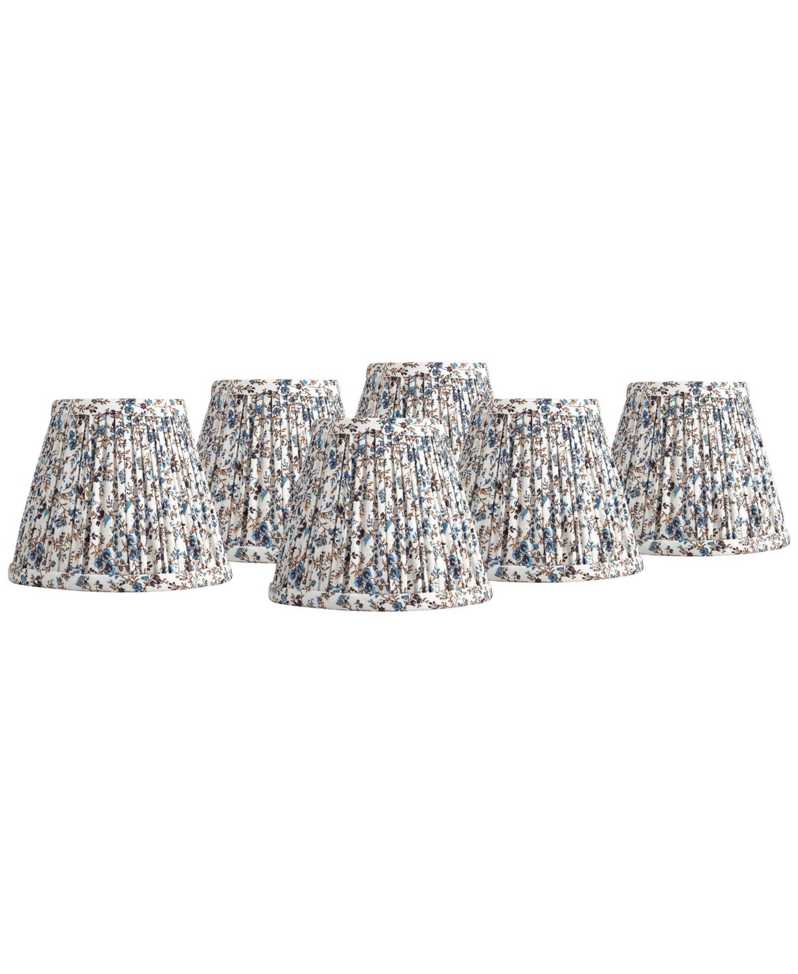 Комплект сменных абажуров Springcrest Nelle 6 шт. Cream Floral Clip On