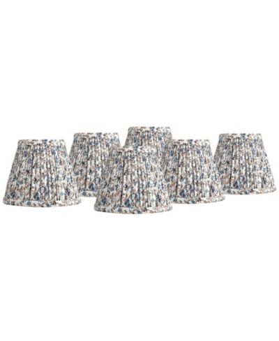 Комплект сменных абажуров Springcrest Nelle 6 шт. Cream Floral Clip On