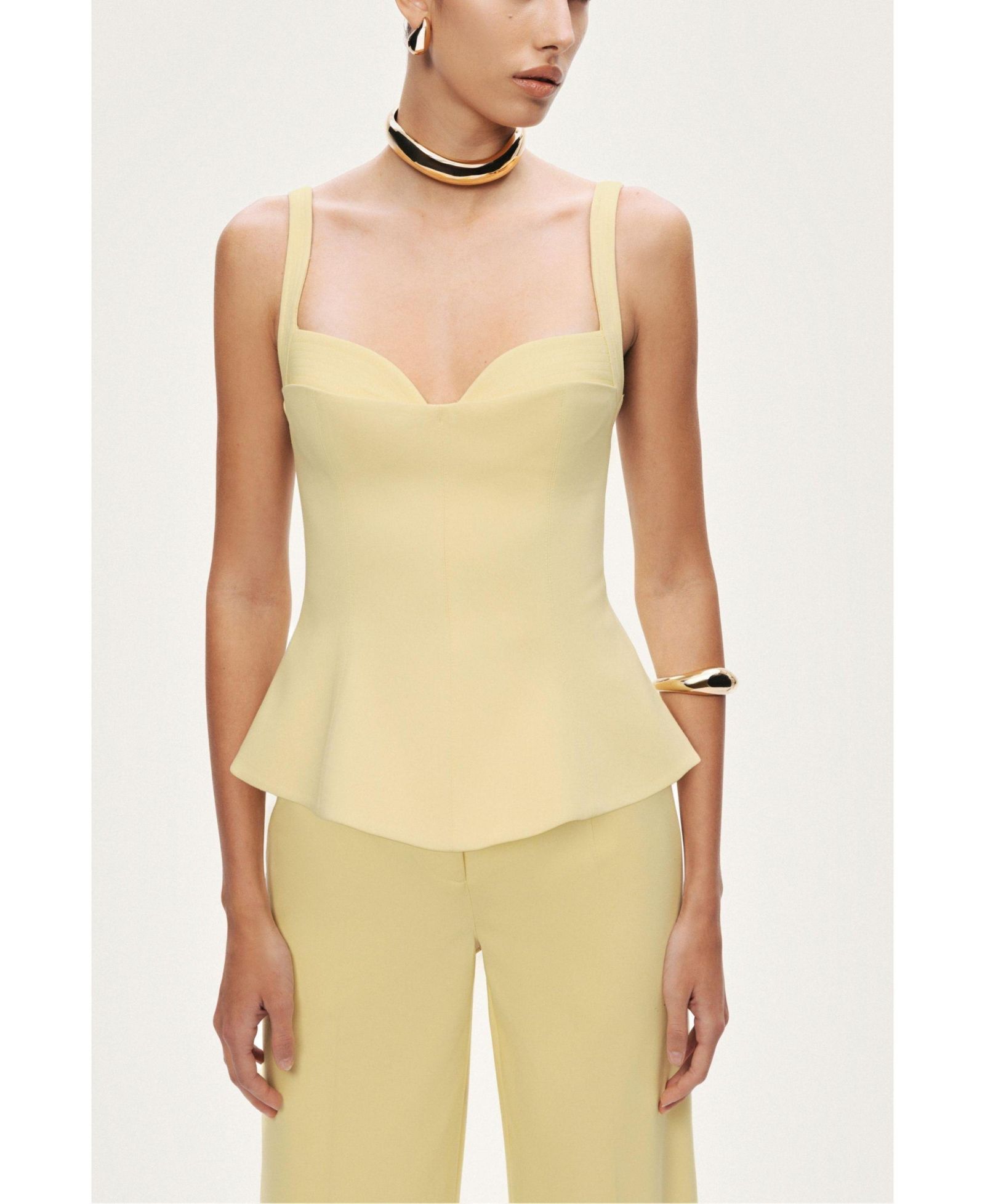 NOCTURNE Women's Strappy Sculpted Bustier