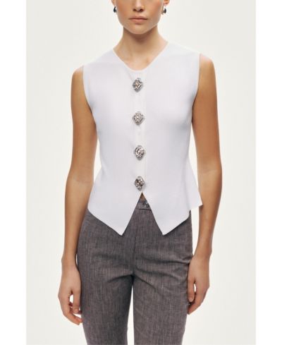 Топ NOCTURNE Women's Embellished Sleeveless Knit