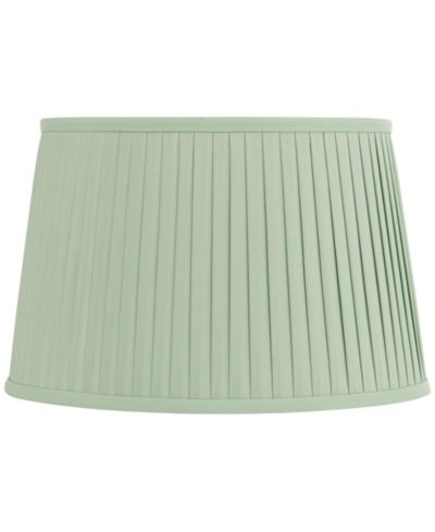 Springcrest Mapo 14" Top x 17" Bottom x 11" High Drum Pleated Washer Lamp Shade Replacement