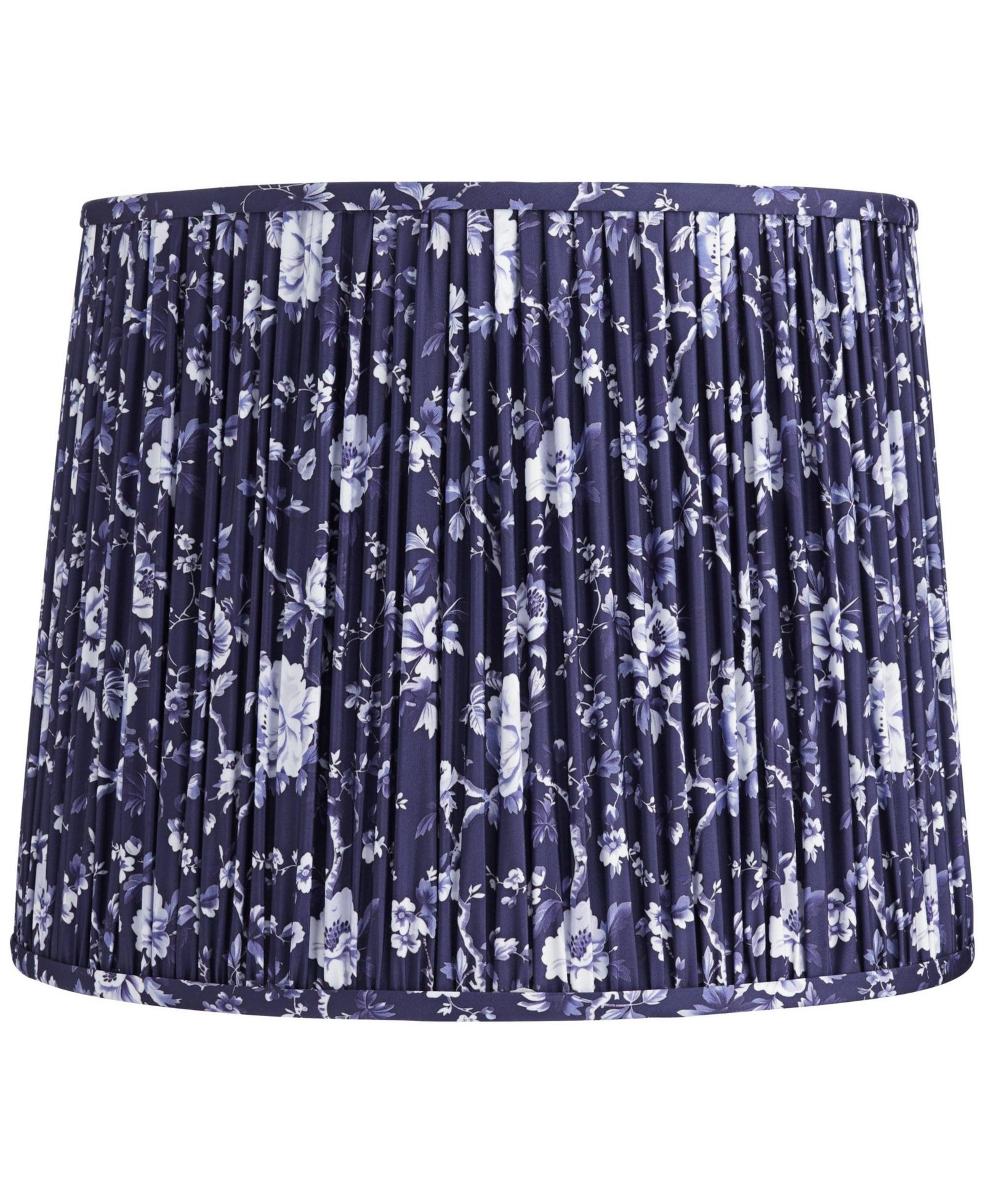 Абажур Springcrest Sally 13" x 15" x 12" x 12" с цветочным принтом, плиссированный