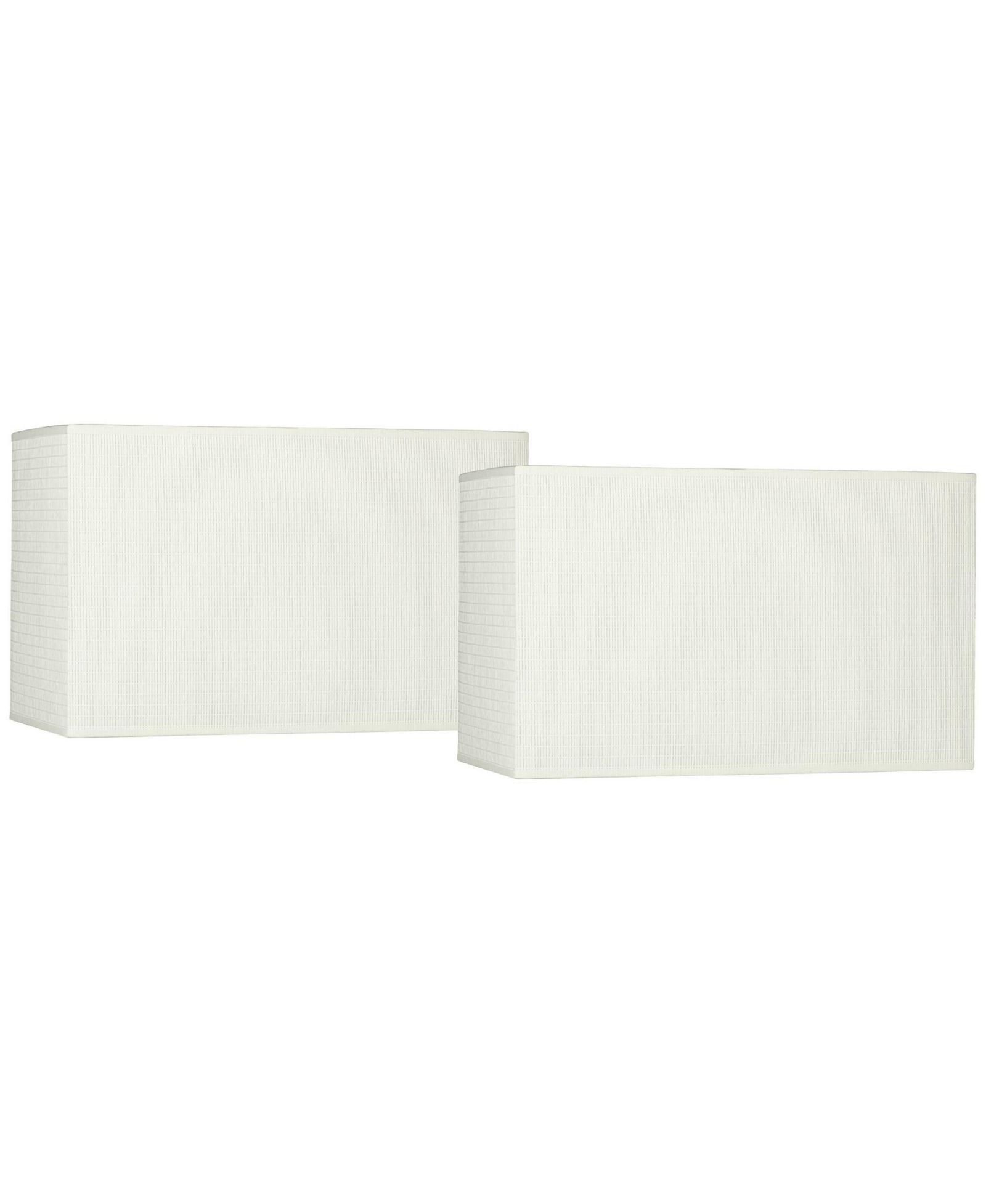 Комплект из 2 абажуров Springcrest Rectangular Lamp Shades 16" x 8" x 10" High