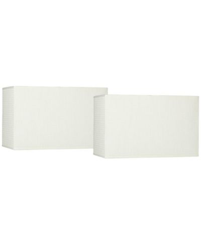 Комплект из 2 абажуров Springcrest Rectangular Lamp Shades 16" x 8" x 10" High