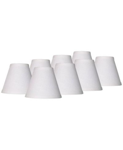 Набор абажуров для люстры Springcrest, 8 шт., Empire Hardback Candelabra Clip-On Fitting
