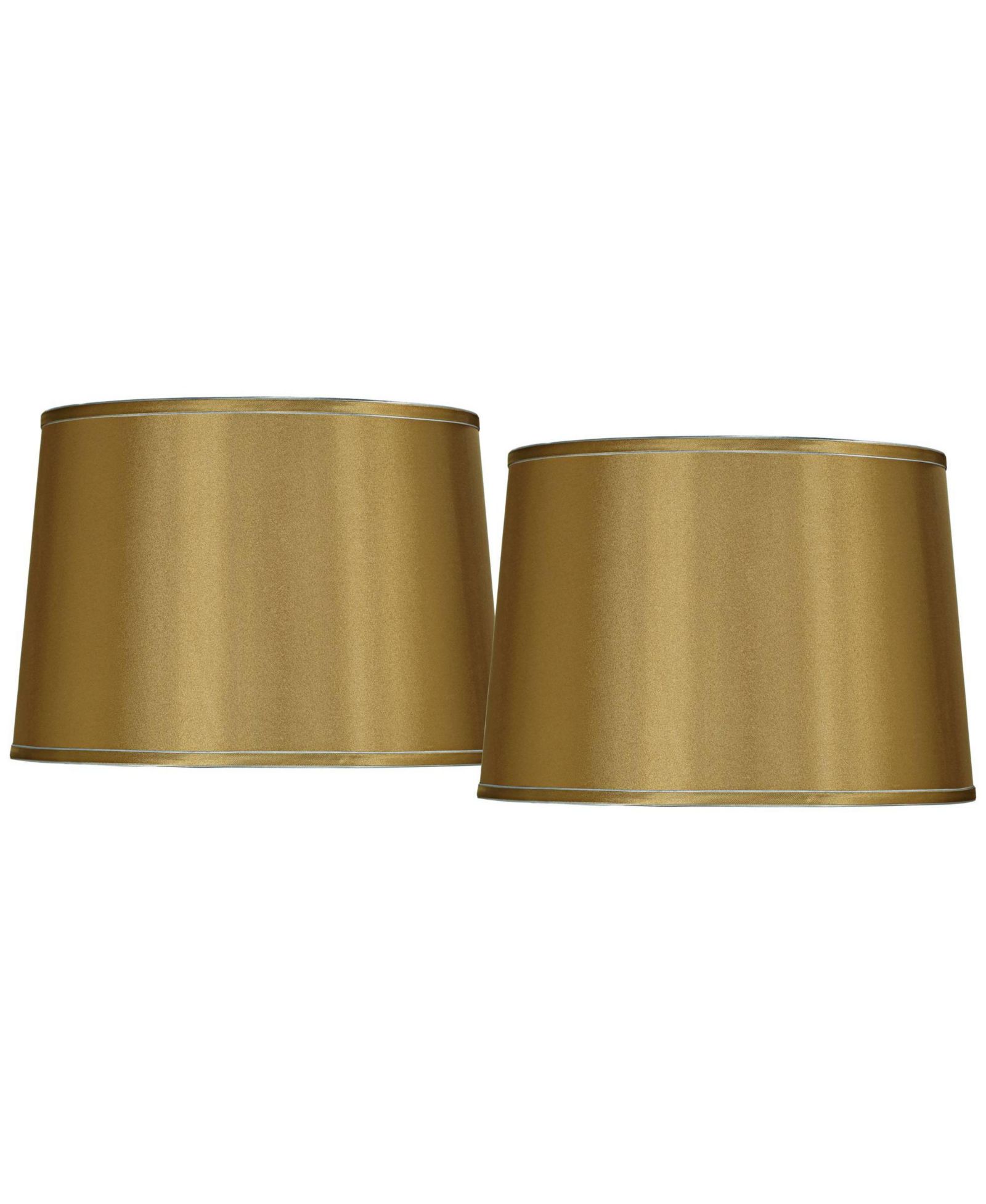 Комплект из 2 абажуров Springcrest Satin Medium 14" Top x 16" Bottom x 11" High