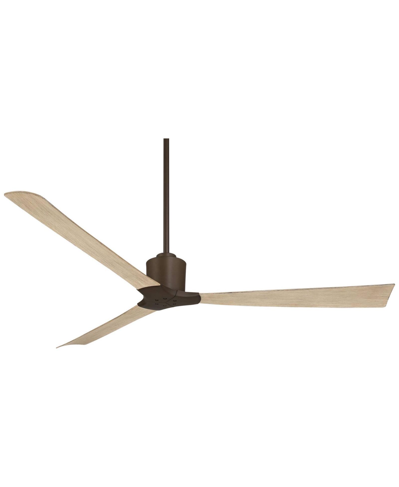 Casa Vieja 60" Lume Oak Damp Ceiling Fan with Remote