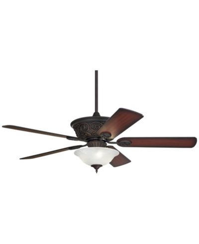 Casa Vieja 52" Contessa Industrial Rustic Indoor Ceiling Fan LED Light