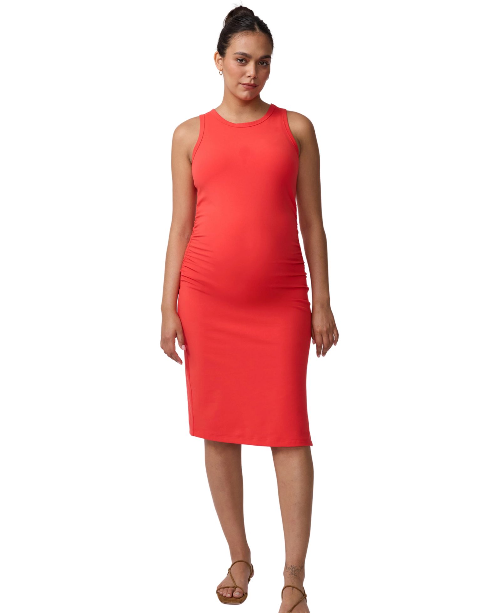 Женское платье Ingrid + Isabel Maternity Sleeveless Ruched Body Con