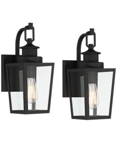 Набор уличных настенных светильников Possini Euro Design Ackerly, 2 шт., 14"