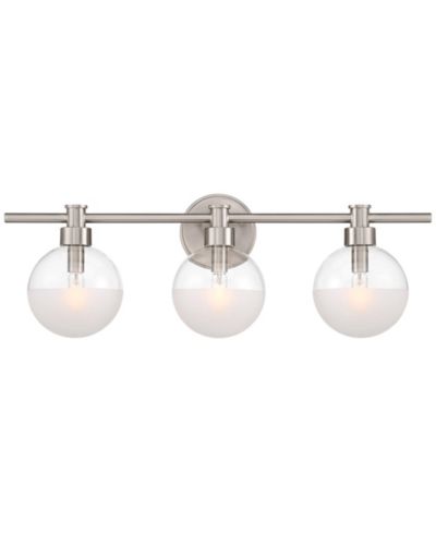 Настенный светильник для ванной Possini Euro Design Leggio 27" Brushed Nickel 3-Light