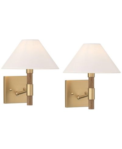 Possini Euro Design Настенный бра Conrad 11"H Brushed Champagne Set of 2