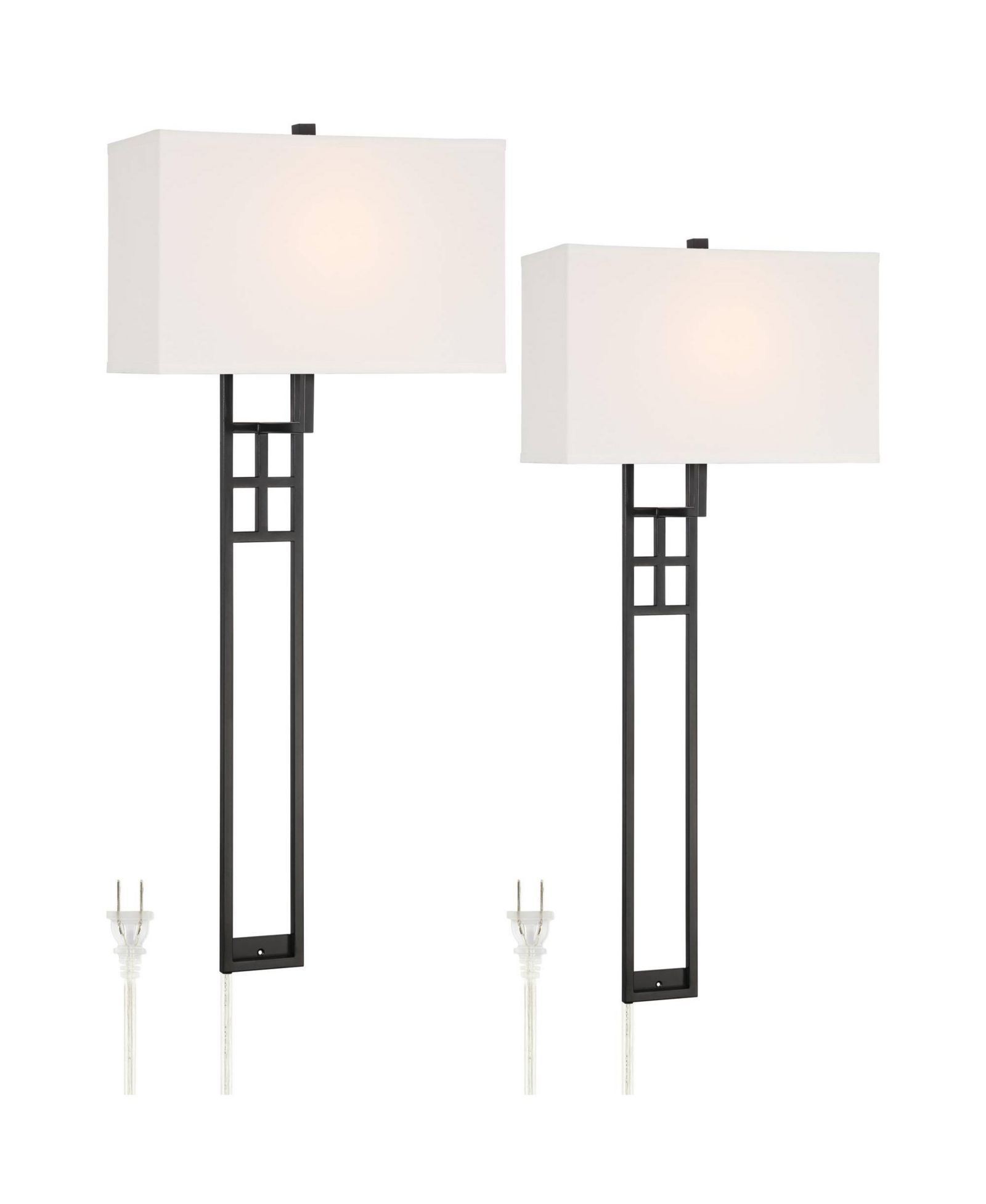 Набор настенных ламп Possini Euro Design Ventano Modern 2 шт