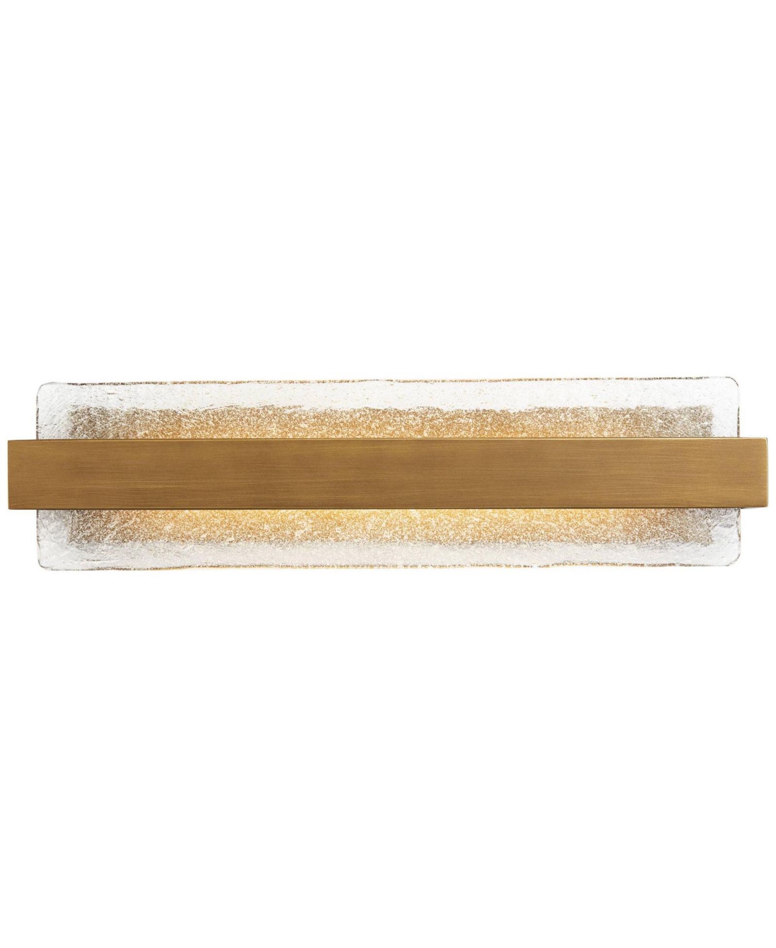 Светильник для ванной Possini Euro Design Cascadia 23 1/2" Wide Brass and Glass LED