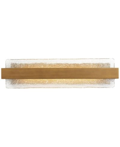 Светильник для ванной Possini Euro Design Cascadia 23 1/2" Wide Brass and Glass LED