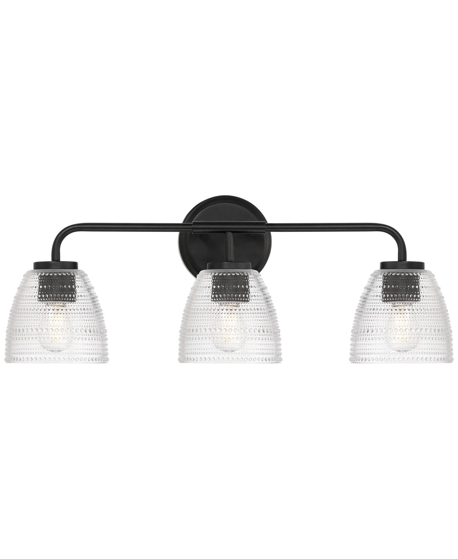 Светильник для ванной Possini Euro Design Sabrina 21 3/4" Wide Glass 3-Light