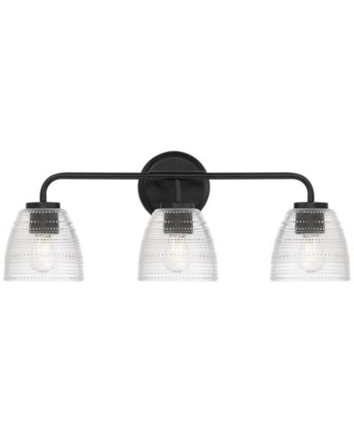 Светильник для ванной Possini Euro Design Sabrina 21 3/4" Wide Glass 3-Light