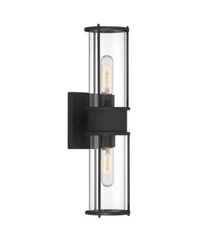 Настенный светильник Possini Euro Design Modern с прозрачными стеклянными плафонами
