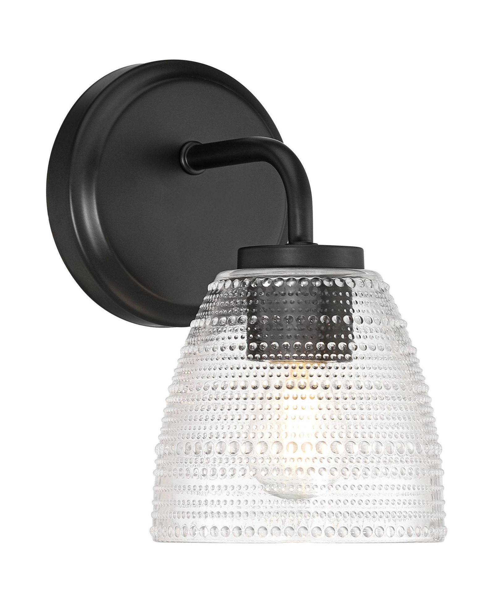 Possini Euro Design настенное бра из стекла, высота 9"