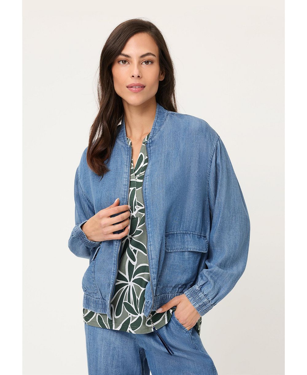 Olsen Women's Relaxed Zip Jacket