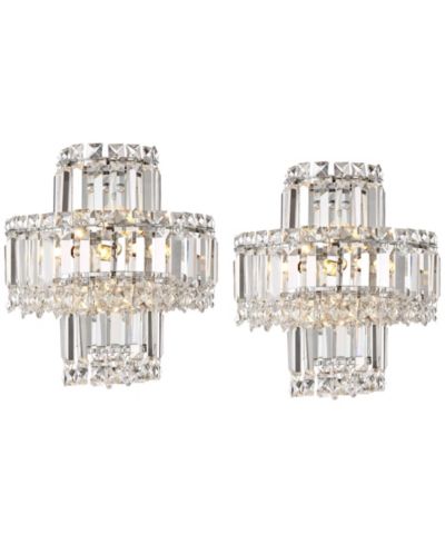 Настенные светильники Vienna Full Spectrum Modern 2-Pc Chrome LED Crystal