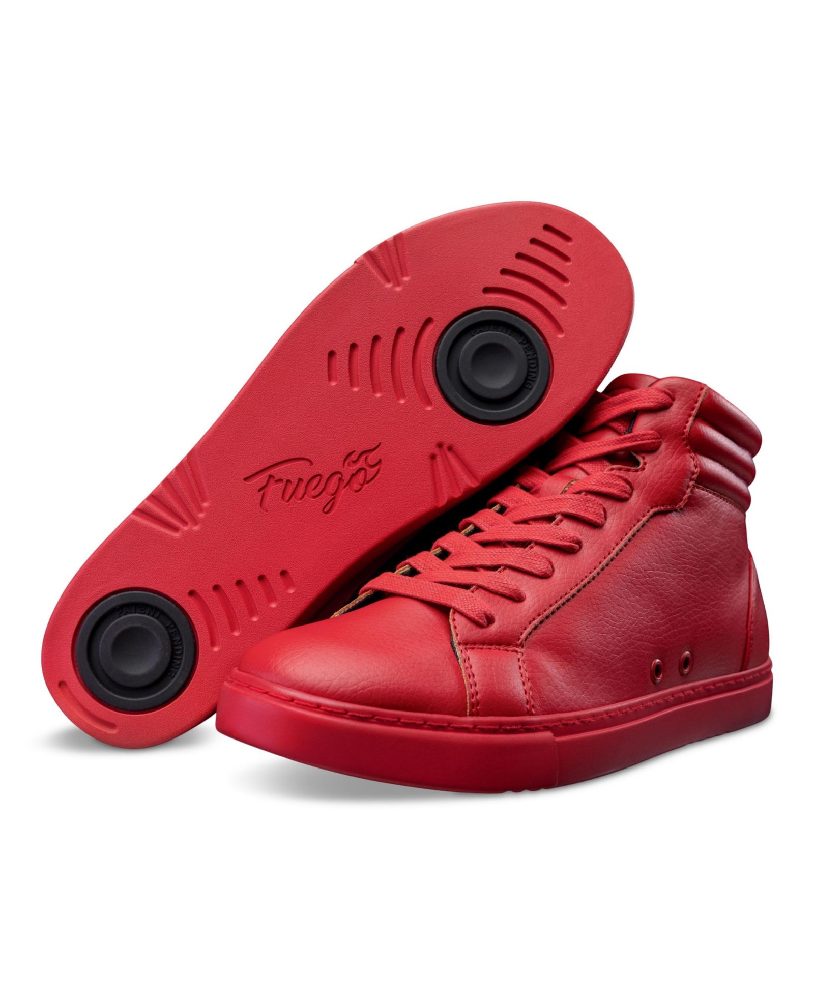 Men's Red High-top Sneaker
