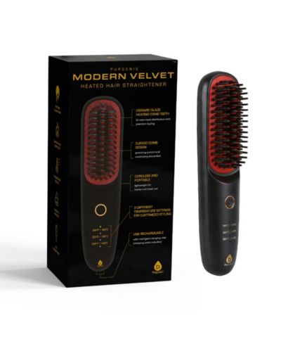 Современный бархатный выпрямитель для волос PURSONIC Heated Hair Straightener