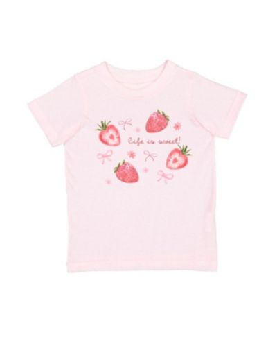 Детская футболка Sweet Wink Big Girls Life Is Sweet Strawberry Short Sleeve